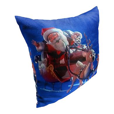 Warner Bros. Year Without A Santa Claus Here Comes Santa Printed Throw Pillow