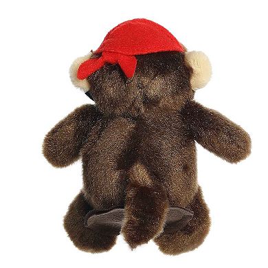 Aurora Mini Brown Shoulderkins 5" Cheeky Buccaneer Monkey Adorable Stuffed Animal