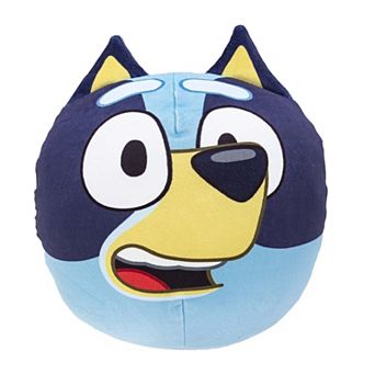 Bbc Studios Bluey Cloud Pillow, 11" X 11", Happy Bluey