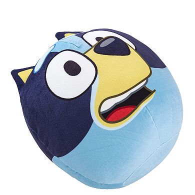 Bbc Studios Bluey Cloud Pillow, 11" X 11", Happy Bluey