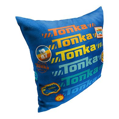 Hasbro Tonka Tonka Stickers Printed Throw Pillow