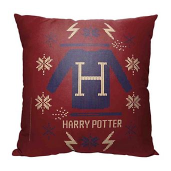 Warner Bros. Harry Potter Harrys Sweater Throw Pillow