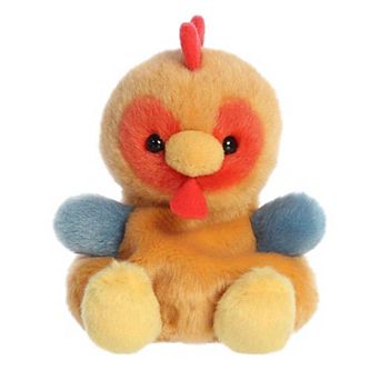 Aurora Mini Brown Palm Pals 5" Red Rooster Adorable Stuffed Animal