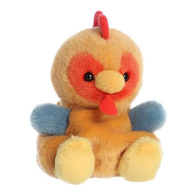 Aurora Mini Brown Palm Pals 5" Red Rooster Adorable Stuffed Animal
