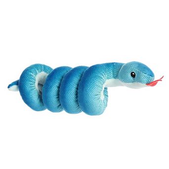 Aurora Small Blue Snake Wrist Wranglers Blue Pit Viper Playful Stuffed Animal