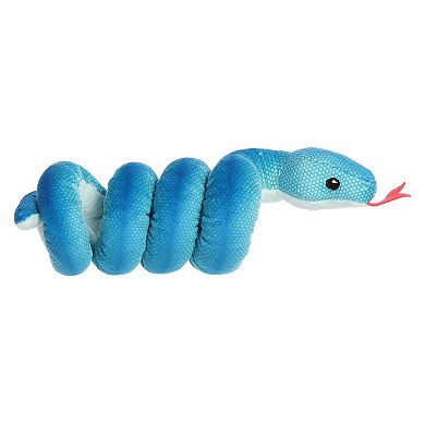 Aurora Small Blue Snake Wrist Wranglers Blue Pit Viper Playful Stuffed Animal