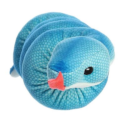 Aurora Small Blue Snake Wrist Wranglers Blue Pit Viper Playful Stuffed Animal