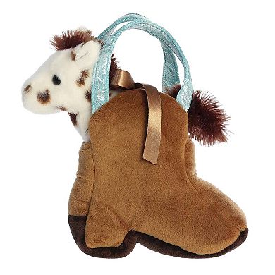 Aurora Small White Fancy Pals 7.75" Giddyup Boot Fashionable Stuffed Animal
