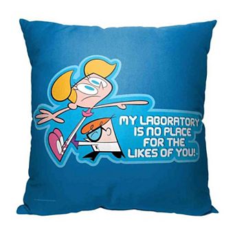 Cartoon Network Dexter's Lab Not Welcome Pillow