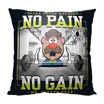 Hasbro Mr. Potato Head Tater Workout Printed Throw Pillow