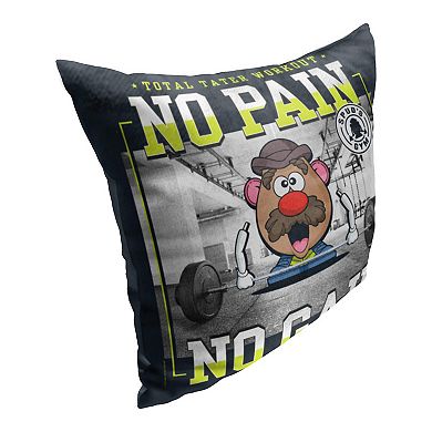 Hasbro Mr. Potato Head Tater Workout Printed Throw Pillow