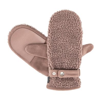 Women's isotoner Water Repellent Berber & Fleece Touchscreen Mittens