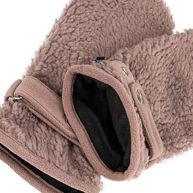 Women's isotoner Water Repellent Berber & Fleece Touchscreen Mittens