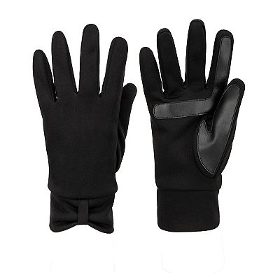 Women's isotoner SmarTouch Trifecta Gloves with Bow Cuff