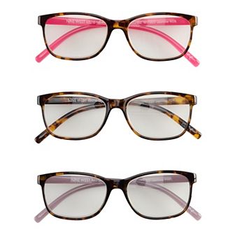 Nine West Jasmine Women's 3-Pack Reading Glasses Set