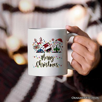 Waitress Buffalo Plaid Mug Christmas Gift