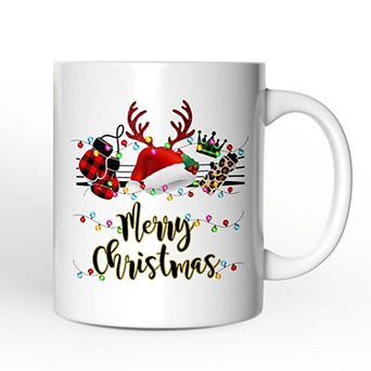 Boxing Buffalo Plaid Christmas Mug, Team and Coaches Gift