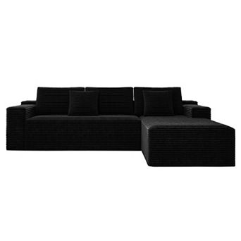 104.3 in Modular Cloud Sectional Sofa with Chaise, No Assembly L-Shaped Sofa Bed for Living Room