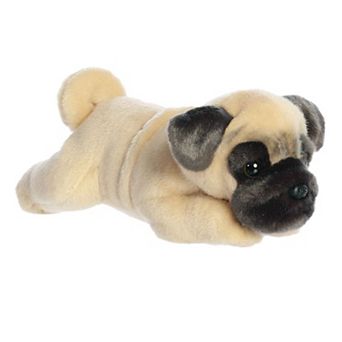 Aurora Medium Brown Miyoni 11" Pug Realistic Stuffed Animal
