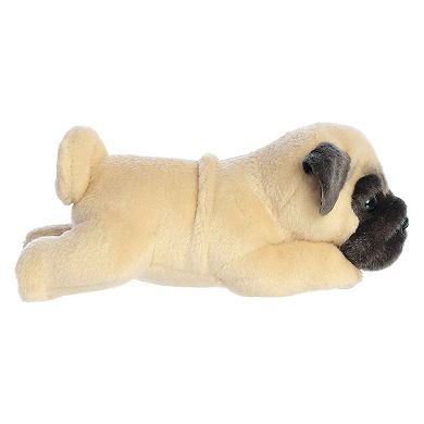 Aurora Medium Brown Miyoni 11" Pug Realistic Stuffed Animal