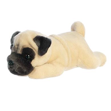 Aurora Medium Brown Miyoni 11" Pug Realistic Stuffed Animal