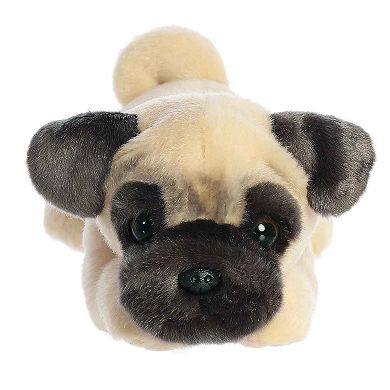 Aurora Medium Brown Miyoni 11" Pug Realistic Stuffed Animal