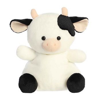 Aurora Large White Palm Pals Party Sized 13" Sweetie Cow Adorable Stuffed Animal