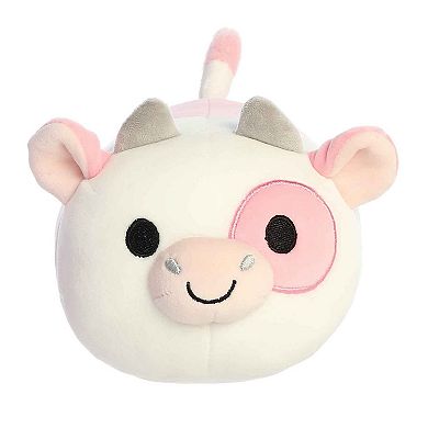 Aurora Small Pink Mooples 7" Starla Strawberry Milk Squishy Stuffed Animal