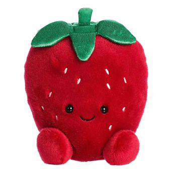 Aurora Small Red Palm Pals Party Sized 8" Juicy Strawberry Adorable Stuffed Animal