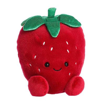 Aurora Small Red Palm Pals Party Sized 8" Juicy Strawberry Adorable Stuffed Animal