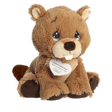 Aurora Small Brown Precious Moments 8.5" Bizzy Beaver Adorable Stuffed Animal