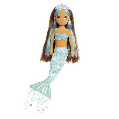 Aurora Large Blue Sea Sparkles Celestial Sparkles 18" Star Enchanting Stuffed Doll