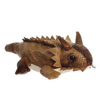 Aurora Small Brown Mini Flopsie 8" Patty Horned Lizard Adorable Stuffed Animal