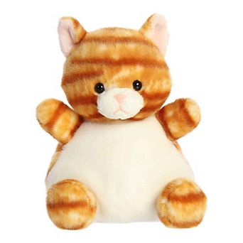Aurora Small Orange Palm Pals Party Sized 8" Meow Kitty Adorable Stuffed Animal