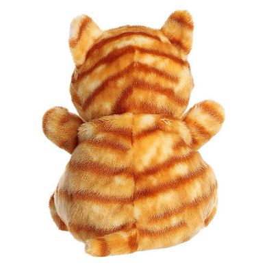 Aurora Small Orange Palm Pals Party Sized 8" Meow Kitty Adorable Stuffed Animal