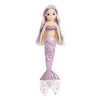 Aurora Large Purple Sea Sparkles Celestial Sparkles 18" Luna Enchanting Stuffed Doll