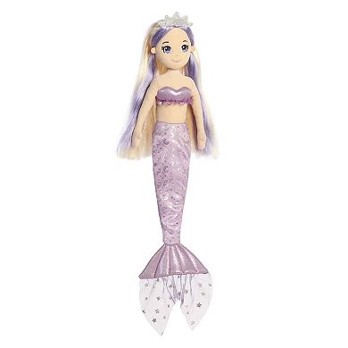 Aurora Large Purple Sea Sparkles Celestial Sparkles 18" Luna Enchanting Stuffed Doll