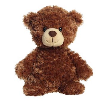 Aurora Medium Chestnut Bear 12" Tummy Bear Snuggly Stuffed Animal