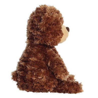 Aurora Medium Chestnut Bear 12" Tummy Bear Snuggly Stuffed Animal