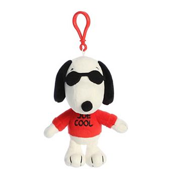 Aurora Mini White Peanuts 5" Joe Cool Clip-On Adorable Stuffed Animal