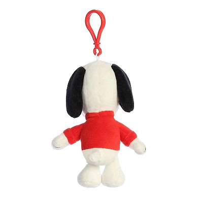 Aurora Mini White Peanuts 5" Joe Cool Clip-On Adorable Stuffed Animal