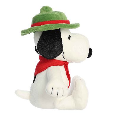 Aurora Medium White Peanuts 12" Beagle Scout Snoopy Adorable Stuffed Animal