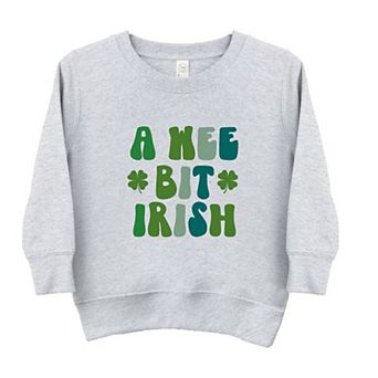 A Wee Bit Irish Toddler Graphic Sweatshirt