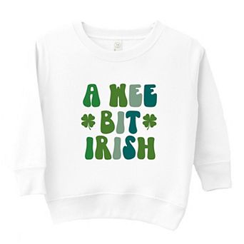 A Wee Bit Irish Toddler Graphic Sweatshirt