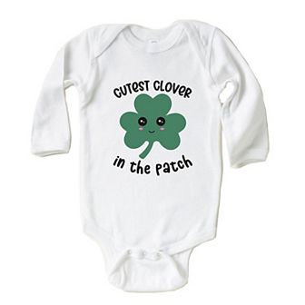 Cutest Clover Baby Long Sleeve Bodysuit