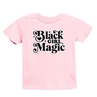 Black Girl Magic Toddler Short Sleeve Graphic Tee