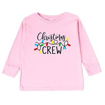 Christmas Crew Toddler Long Sleeve Graphic Tee