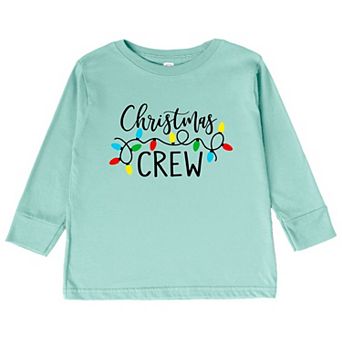 Christmas Crew Toddler Long Sleeve Graphic Tee