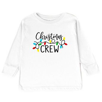 Christmas Crew Toddler Long Sleeve Graphic Tee