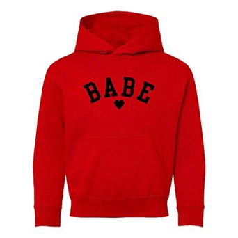 Babe Heart Youth Graphic Hoodie